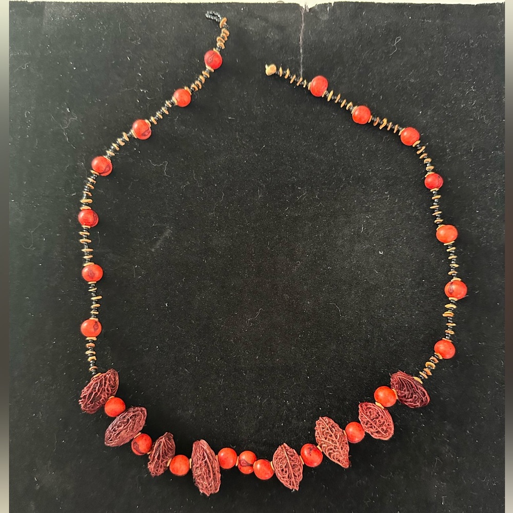 Indigenous Brazilian seed necklace